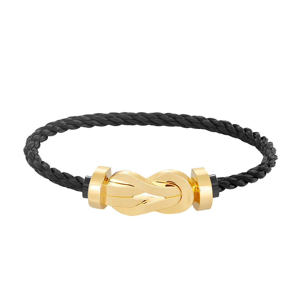[⭐Mova]CHANCE LARGE 8 FIGURE BUCKLE NO DIAMOND BRACELET GOLD