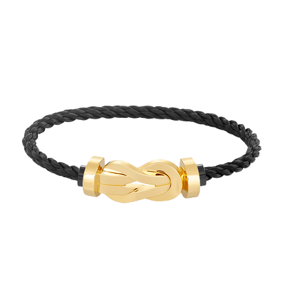 [⭐Mova]CHANCE LARGE 8 FIGURE BUCKLE NO DIAMOND BRACELET GOLD