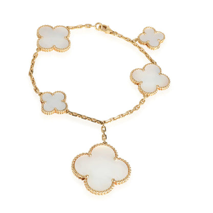 [⭐Mova]MAGIC CLOVER MOP GOLD BRACELET 5 MOTIFS