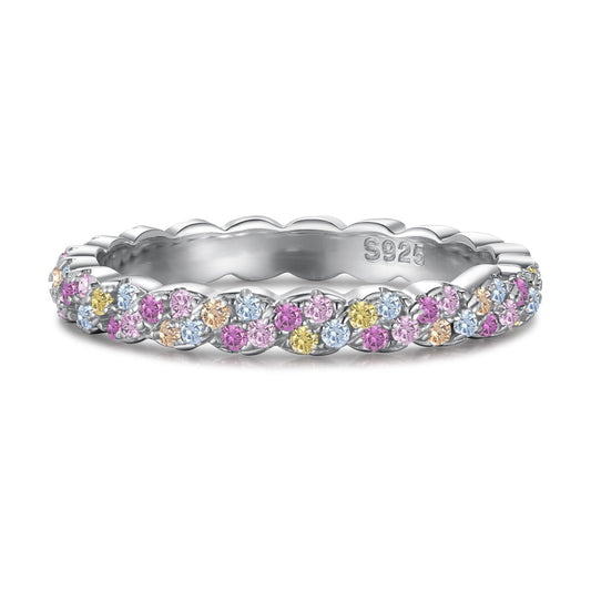 [⭐Mova Jewelry]Dainty Ebullient Round Cut Daily Ring