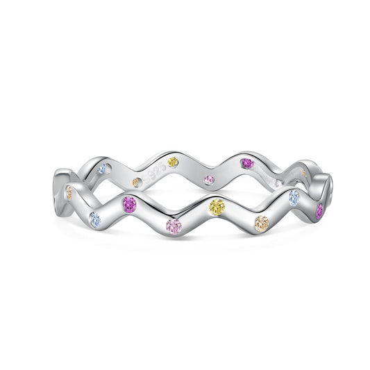 [⭐Mova Jewelry]Ornate Vibrant Round Cut Daily Ring