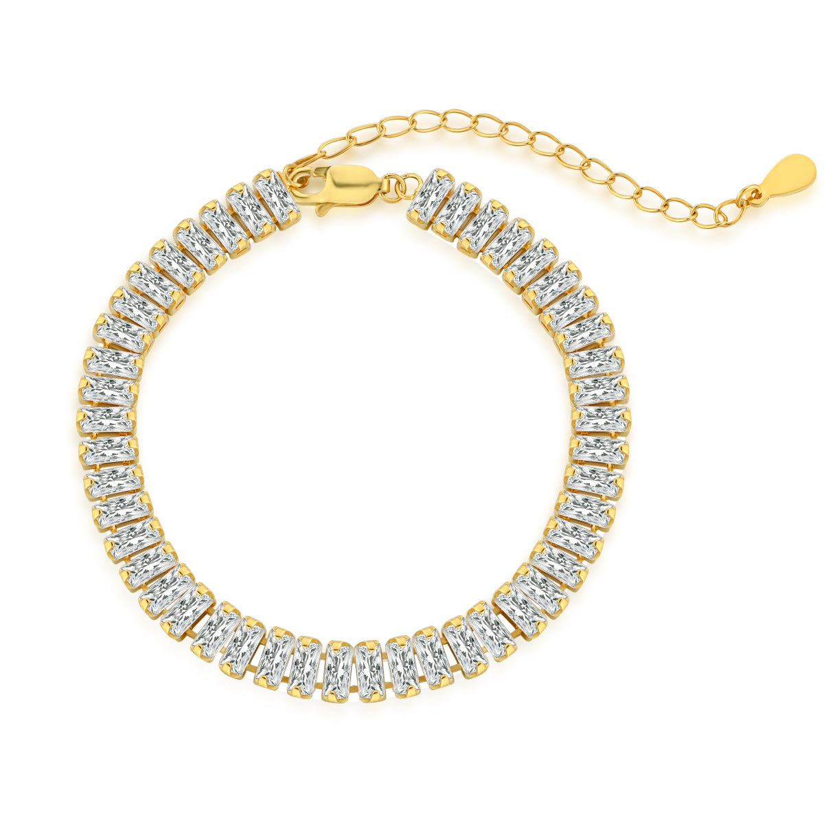[⭐Mova Jewelry]Exquisite Emerald Cut Daily Bracelet