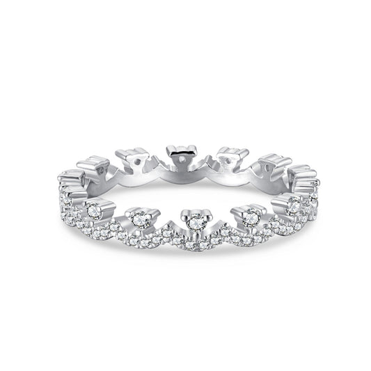 [⭐Mova Jewelry]Elegant Resplendent Round Shape Party Ring
