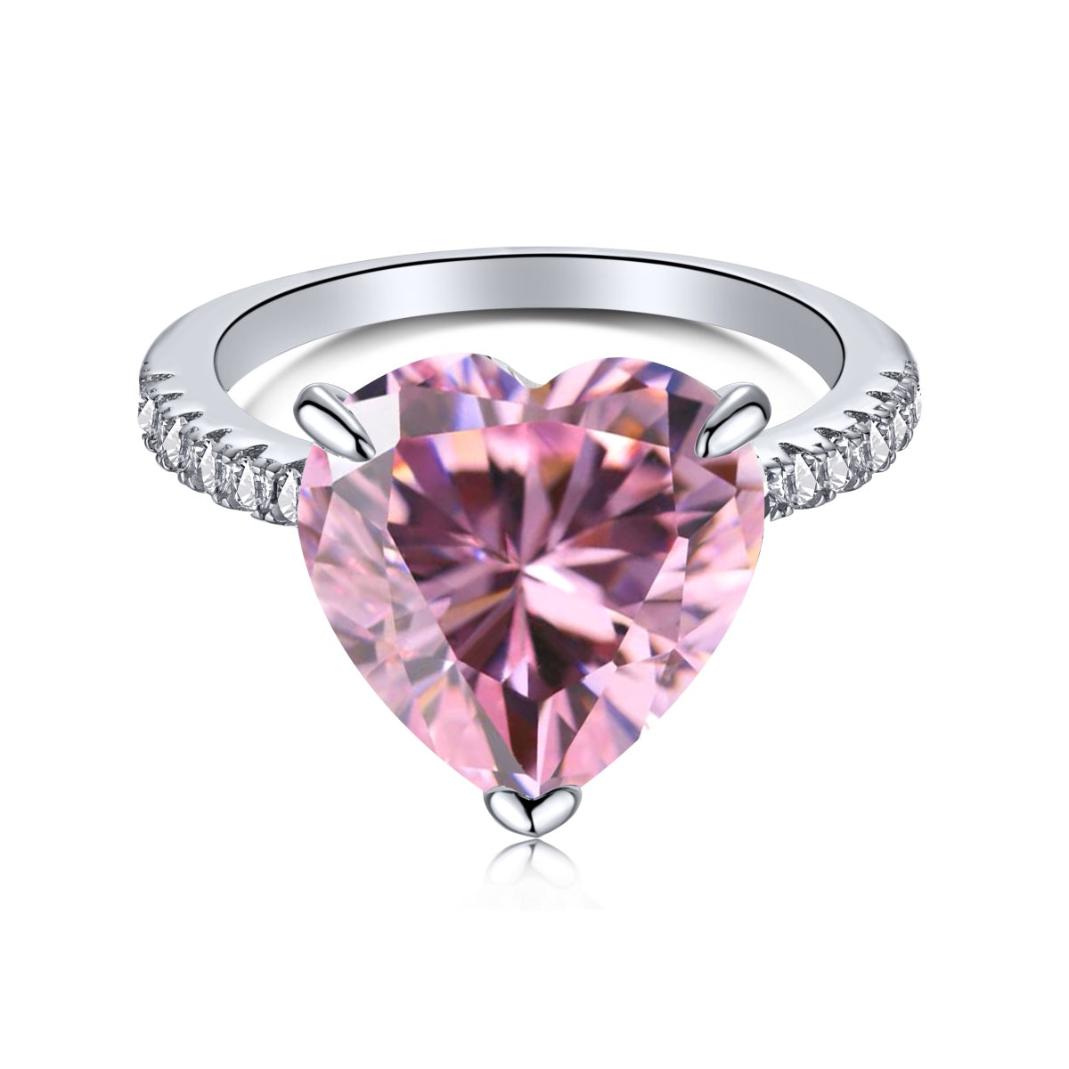 [⭐Mova Jewelry]6.0 Carat Luxurious ⭐Movaling Romantic Heart Cut Lover Ring