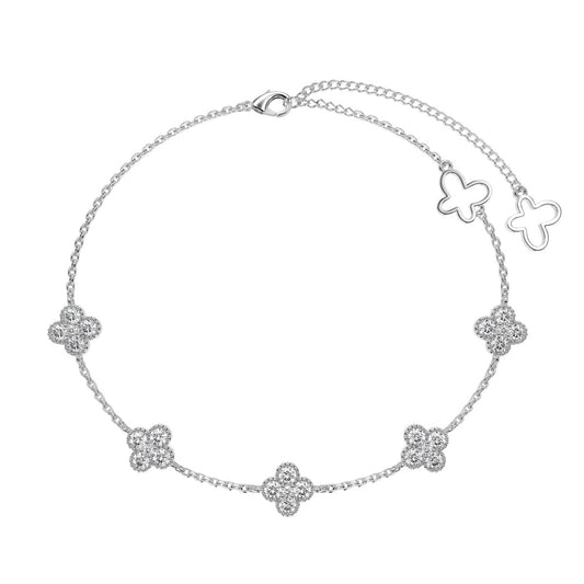 [⭐Mova Jewelry]Four-Leaf Clover Hollow Butterfly Bracelet