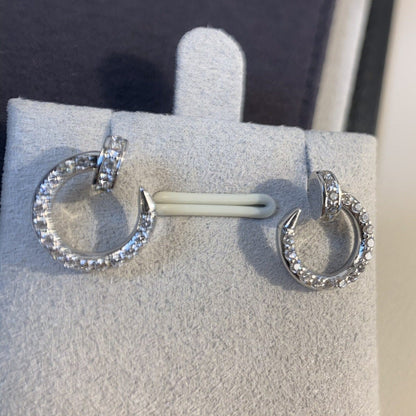 [⭐Mova]JUSTE EARRINGS SILVER DIAMONDS