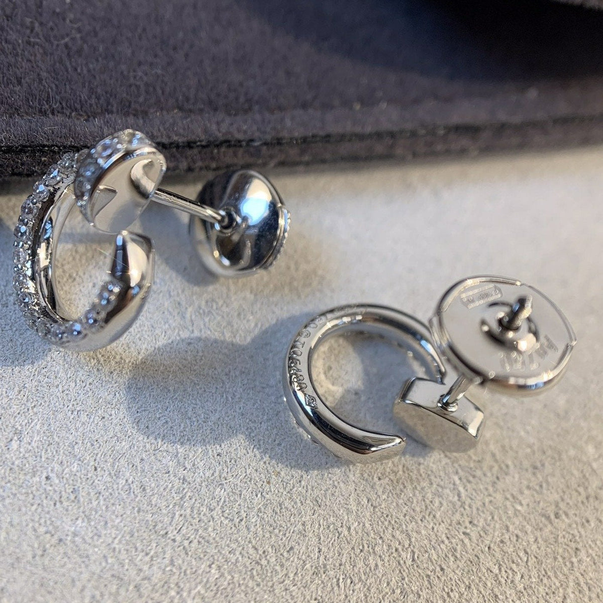 [⭐Mova]JUSTE EARRINGS SILVER DIAMONDS