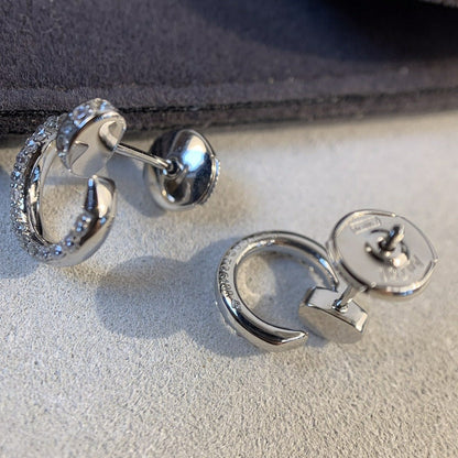 [⭐Mova]JUSTE EARRINGS SILVER DIAMONDS