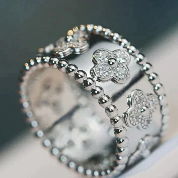 [⭐Mova]CLOVER KALEIDOSCOPE RING 10MM