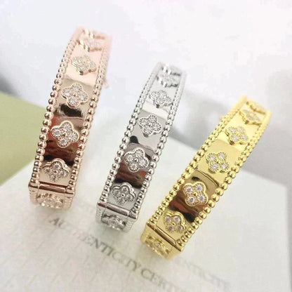 [⭐Mova]CLOVER BRACELET 8MM DIAMONDS
