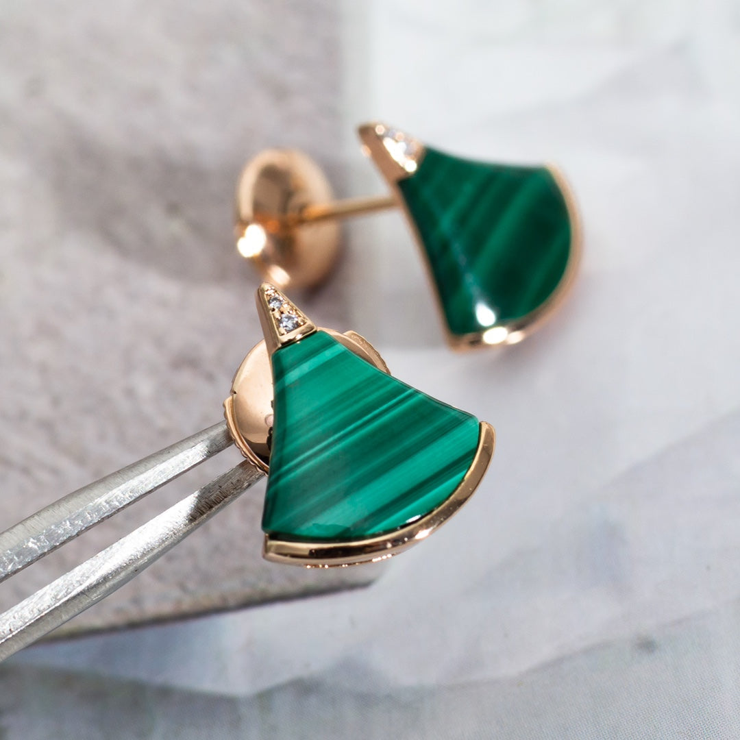 [⭐Mova]DIVAS DREAM EARRINGS PINK GOLD