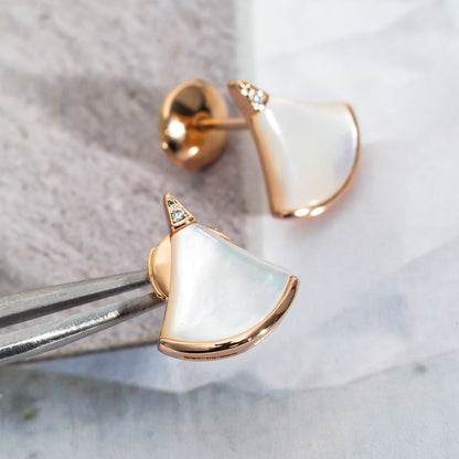 [⭐Mova]DIVAS DREAM EARRINGS PINK GOLD