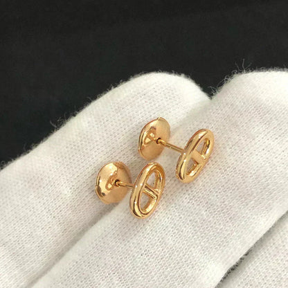 [⭐Mova]CHAINE SMALL EARRINGS GOLD AND SILVER