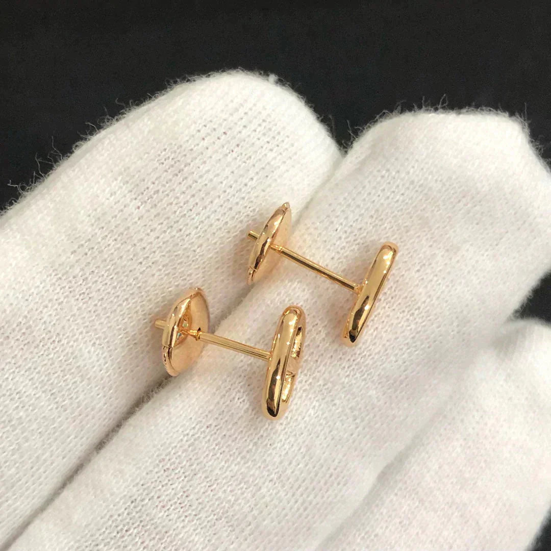 [⭐Mova]CHAINE SMALL EARRINGS GOLD AND SILVER