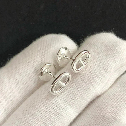 [⭐Mova]CHAINE SMALL EARRINGS GOLD AND SILVER