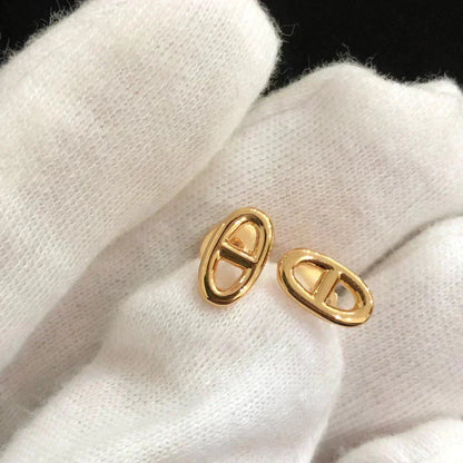 [⭐Mova]CHAINE SMALL EARRINGS GOLD AND SILVER