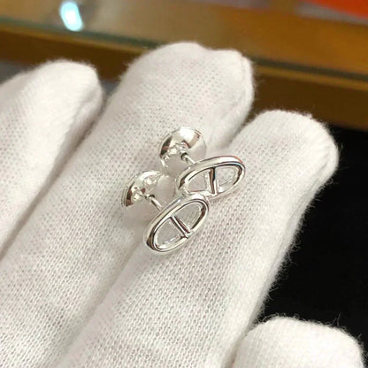 [⭐Mova]CHAINE SMALL EARRINGS GOLD AND SILVER