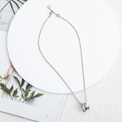 [⭐Mova]SERPENTI SILVER NECKLACE DIAMOND