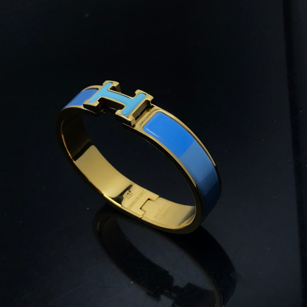 [⭐Mova]H BRACELET BLUE RAINBOW CERAMIC