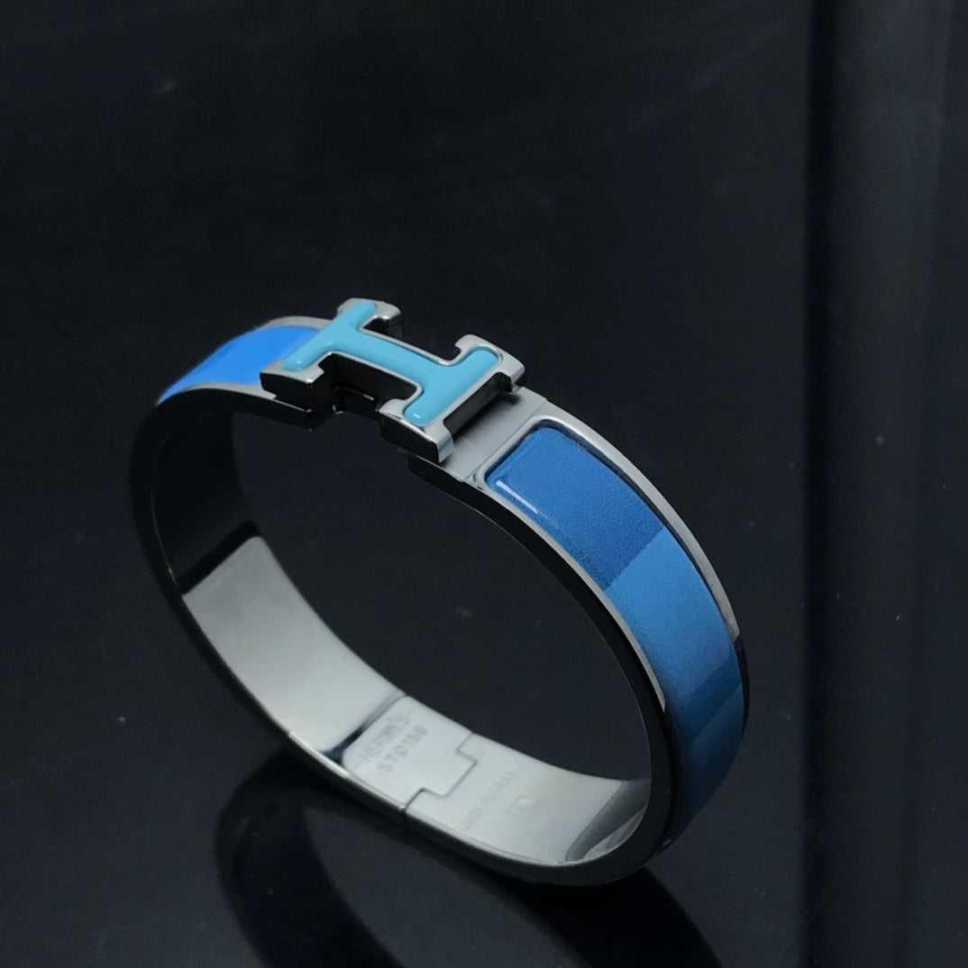 [⭐Mova]H BRACELET BLUE RAINBOW CERAMIC