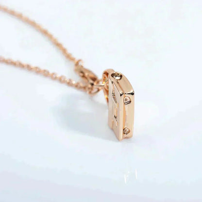 [⭐Mova]AMULETTE PEDANT ROSE GOLD NECKLACE