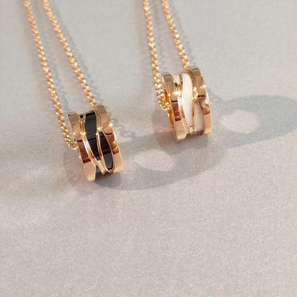[⭐Mova]ZERO 1 NECKLACE PINK GOLD