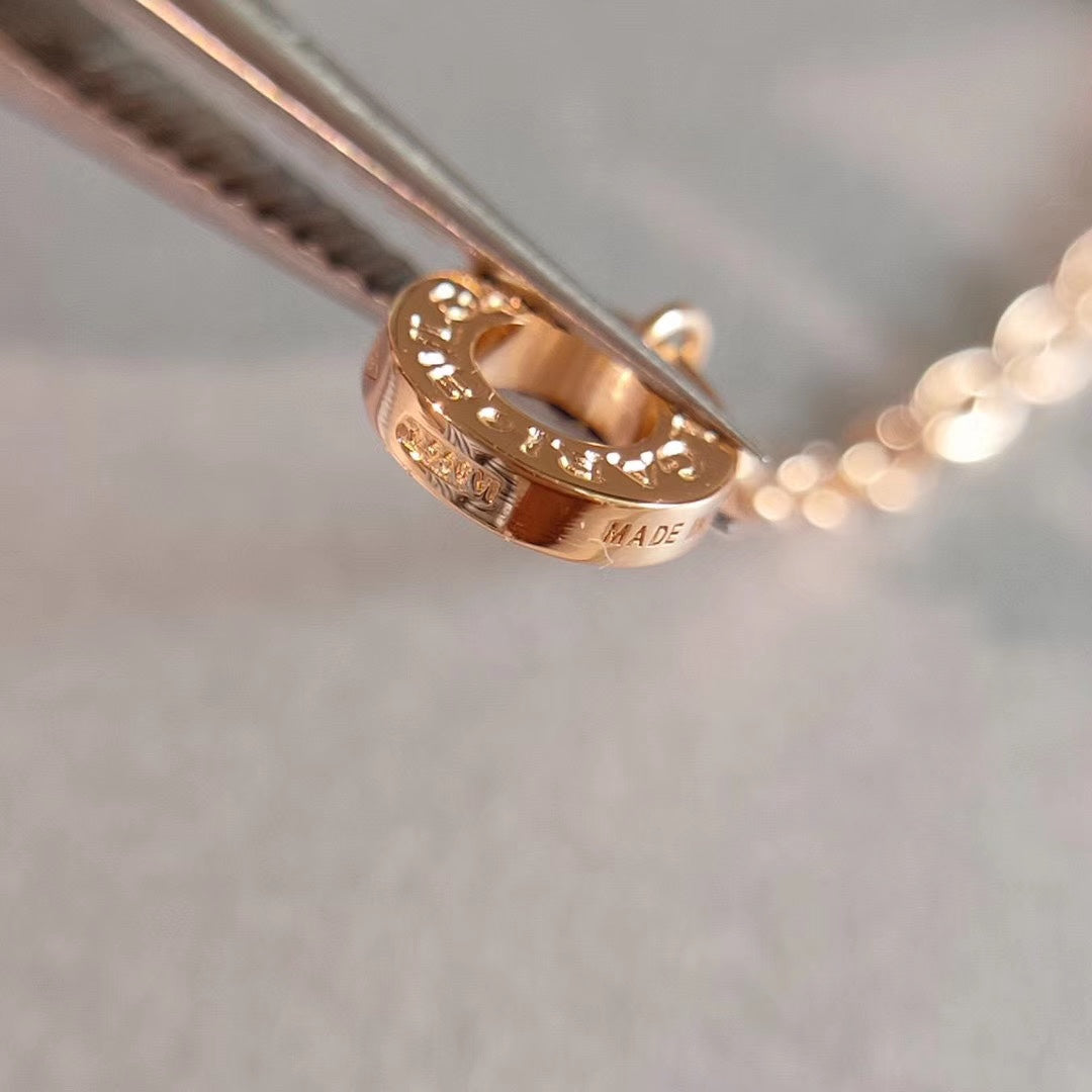 [⭐Mova]ZERO 1 NECKLACE PINK GOLD