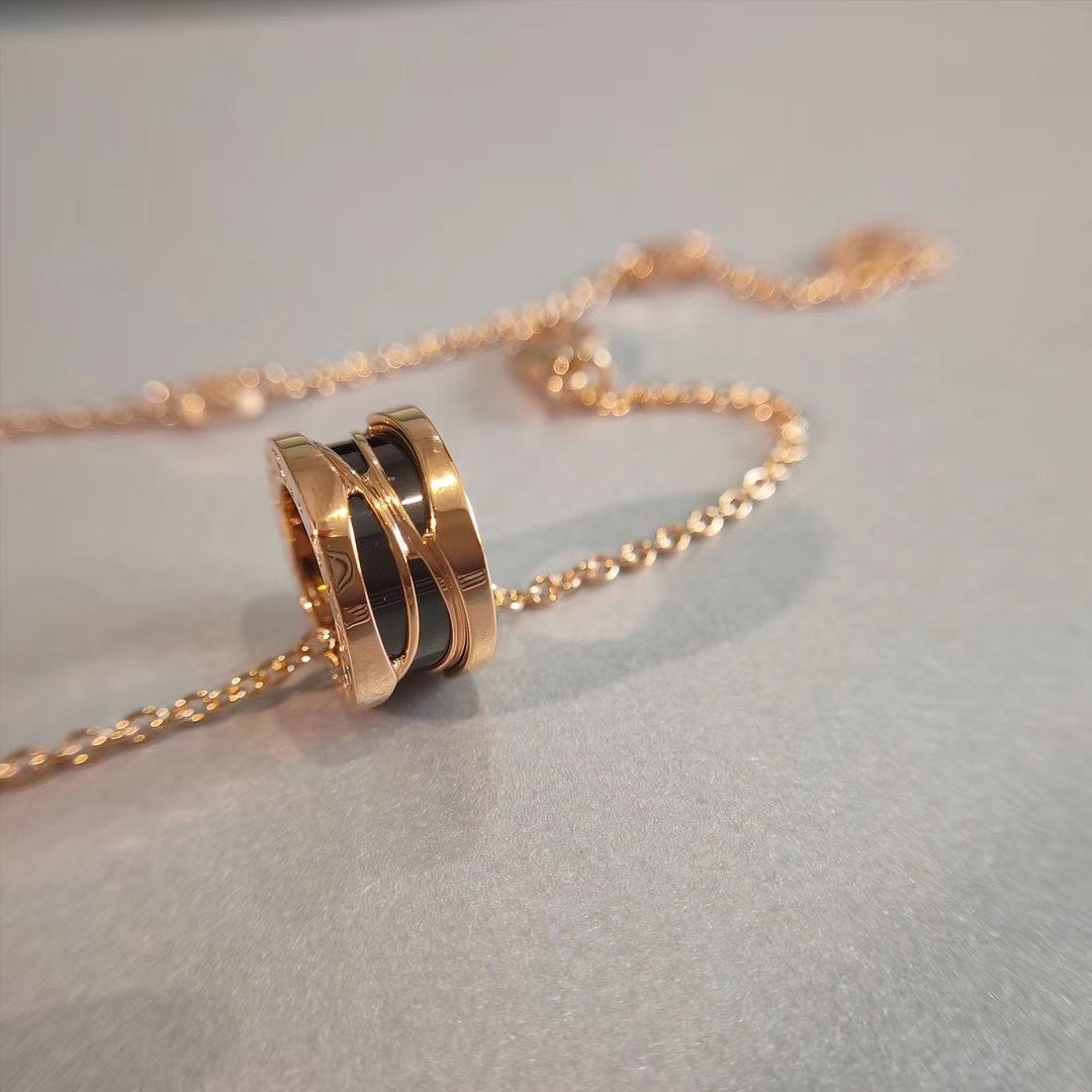 [⭐Mova]ZERO 1 NECKLACE PINK GOLD
