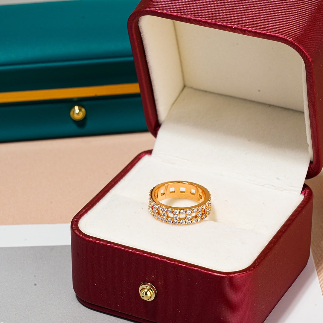 [⭐Mova Jewels]T TRUE DIAMOND 5.5MM RING