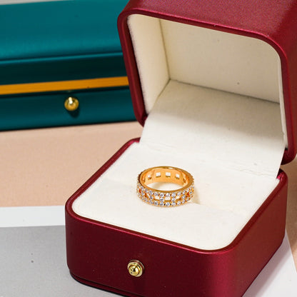 [⭐Mova Jewels]T TRUE DIAMOND 5.5MM RING