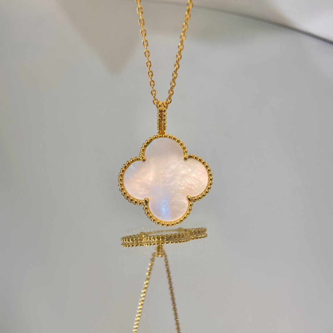 [⭐Mova]CLOVER 25MM MOP LARGE PENDANT NECKLACE