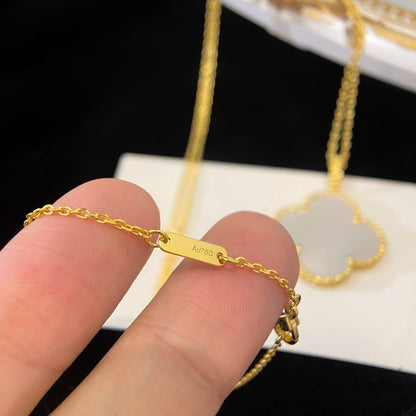 [⭐Mova]CLOVER 25MM MOP LARGE PENDANT NECKLACE