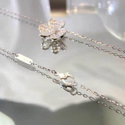 [⭐Mova]FLOWER DIAMOND NECKLACE