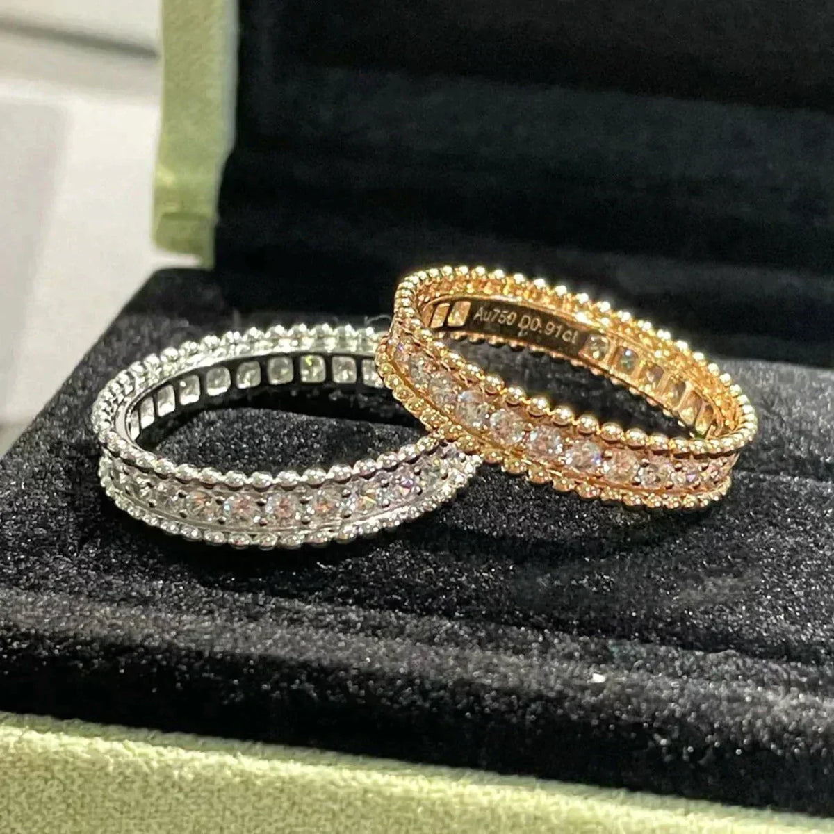 [⭐Mova]PERLEE DIAMOND ROSE GOLD RING