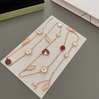 [⭐Mova]Mova SPRING 15 MOTIFS ROSE GOLD NECKLACE