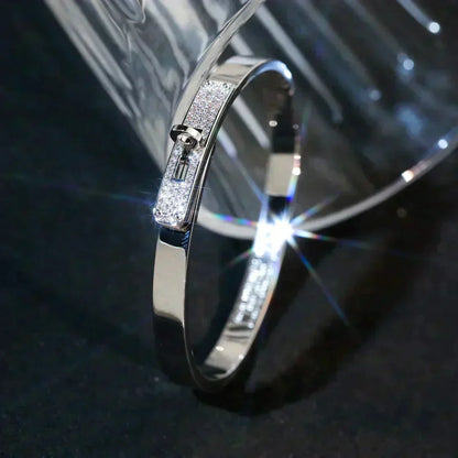 [⭐Mova]KELLY SILVER DIAMOND BRACELET