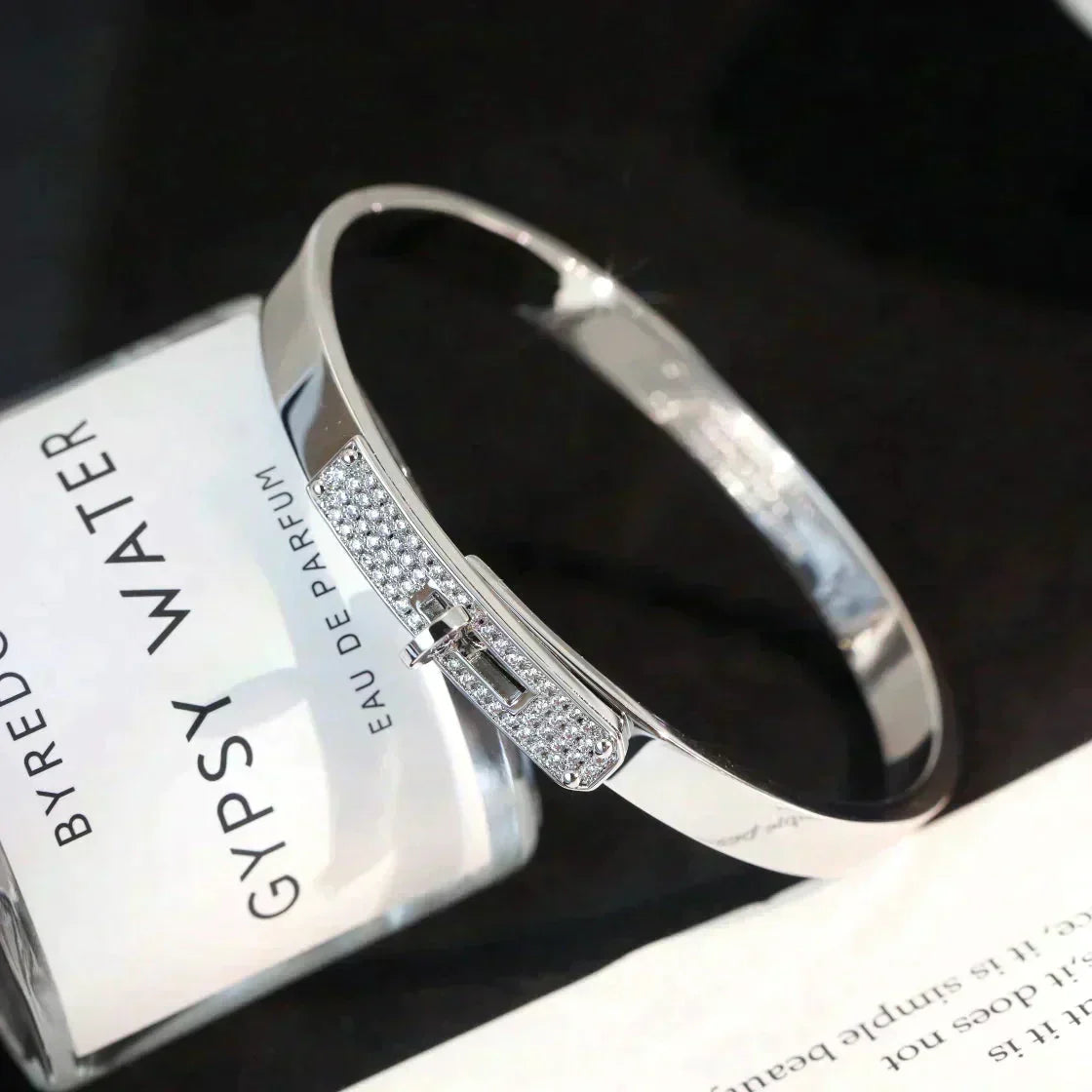 [⭐Mova]KELLY SILVER DIAMOND BRACELET