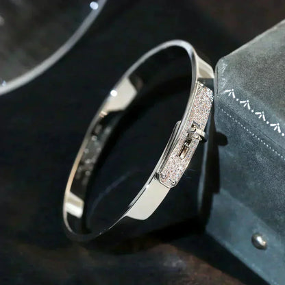 [⭐Mova]KELLY SILVER DIAMOND BRACELET