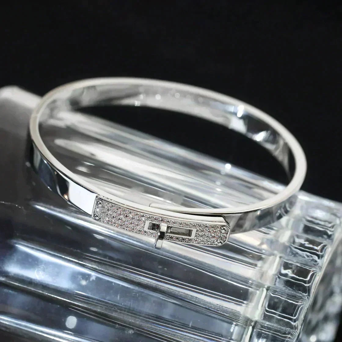 [⭐Mova]KELLY SILVER DIAMOND BRACELET