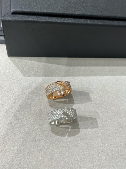[⭐Mova]LIENS EVIDENCE  DIAMOND PAVED RING