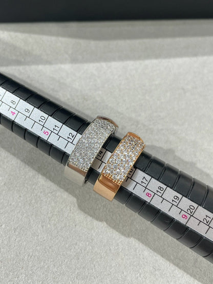 [⭐Mova]LIENS EVIDENCE  DIAMOND PAVED RING