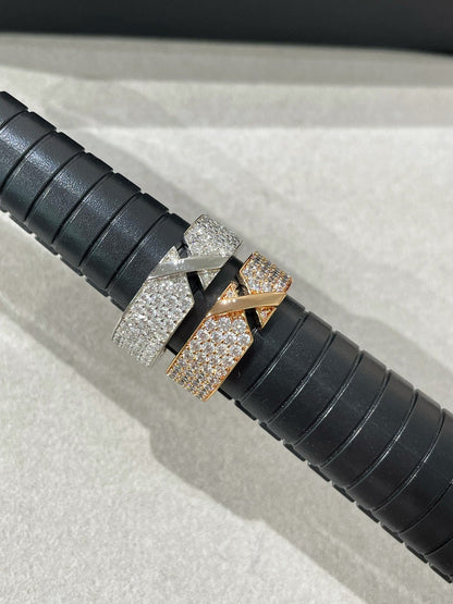[⭐Mova]LIENS EVIDENCE  DIAMOND PAVED RING