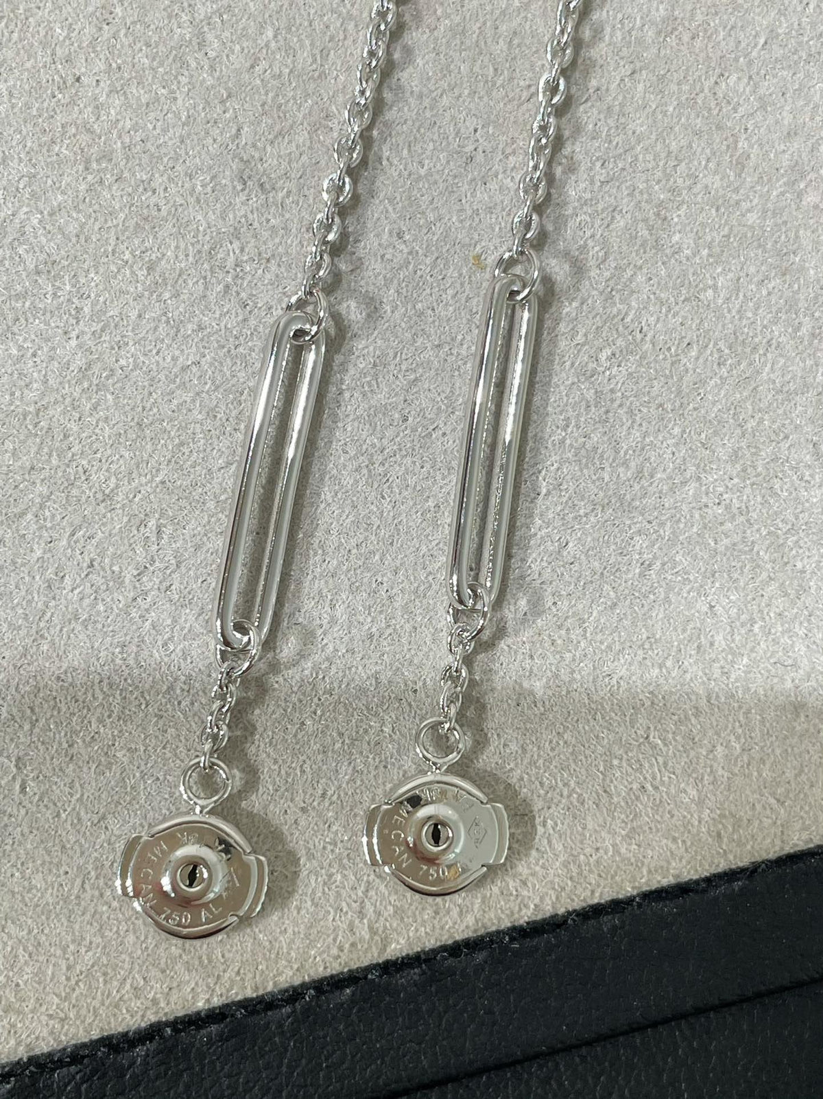 [⭐Mova]CHAINE CHAOS DIAMOND DROP EARRINGS
