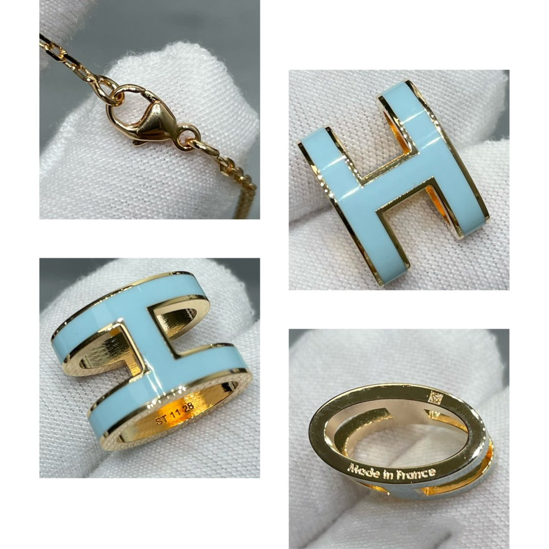 [⭐Mova]POP H SKY BLUE NECKLACE