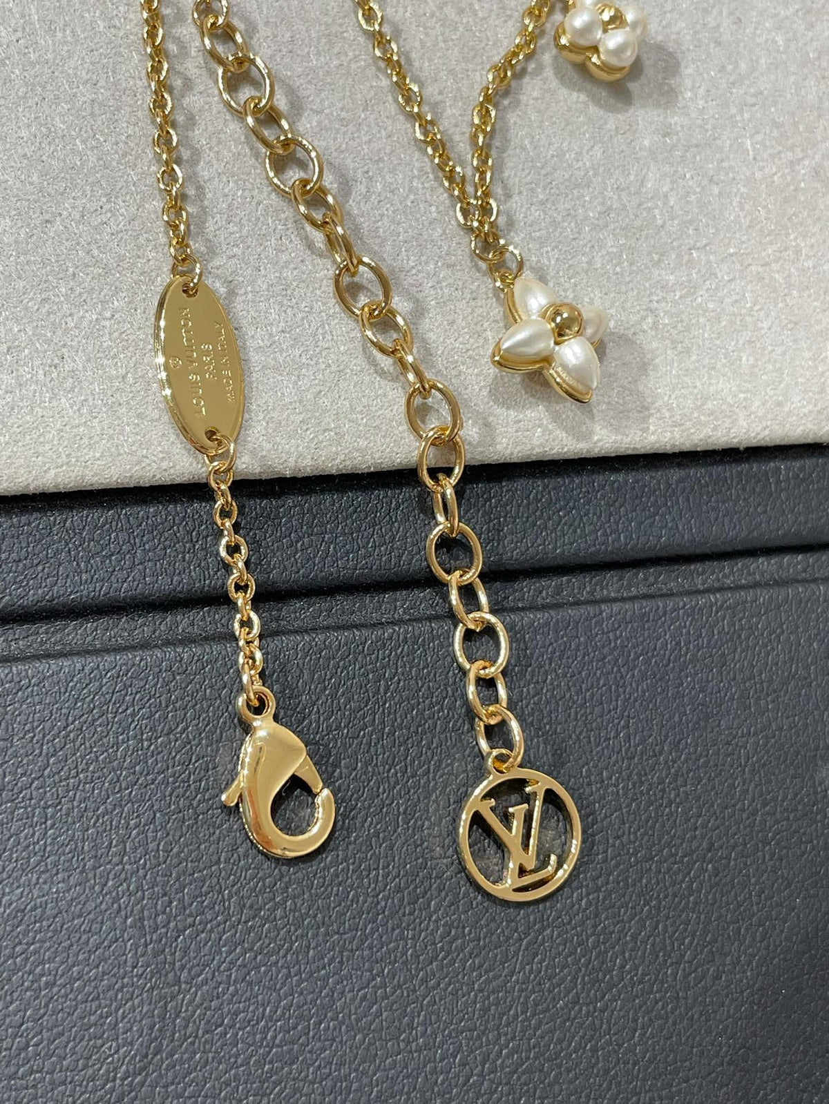 [⭐Mova]FLOWERGRAM GOLD MOP DOUBLE ROW NECKLACE