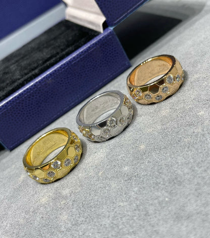 [⭐Mova]BEE LOVE DIAMOND LARGE RING