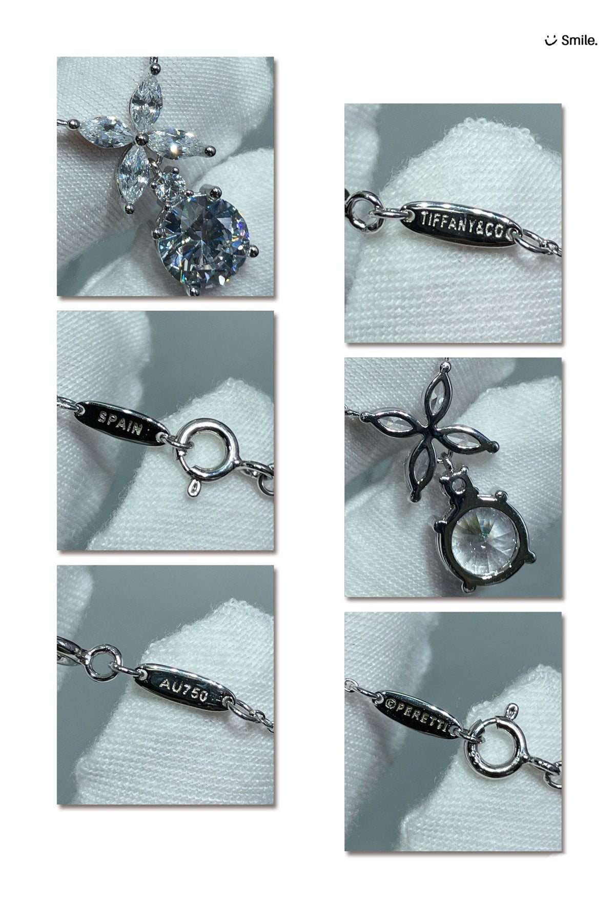 [⭐Mova Jewels]VICTORIA PENDANT SILVER DIAMOND NECKLACE