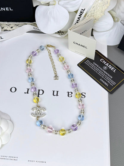 [⭐Mova]26C New Spring Collection Colorful Transparent Resin Necklace