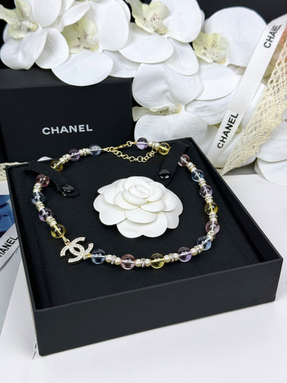 [⭐Mova]26C New Spring Collection Colorful Transparent Resin Necklace