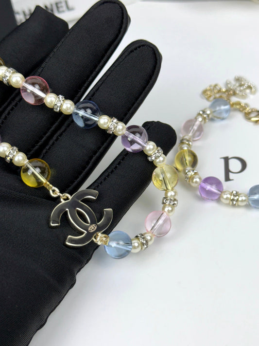 [⭐Mova]26C New Spring Collection Colorful Transparent Resin Necklace